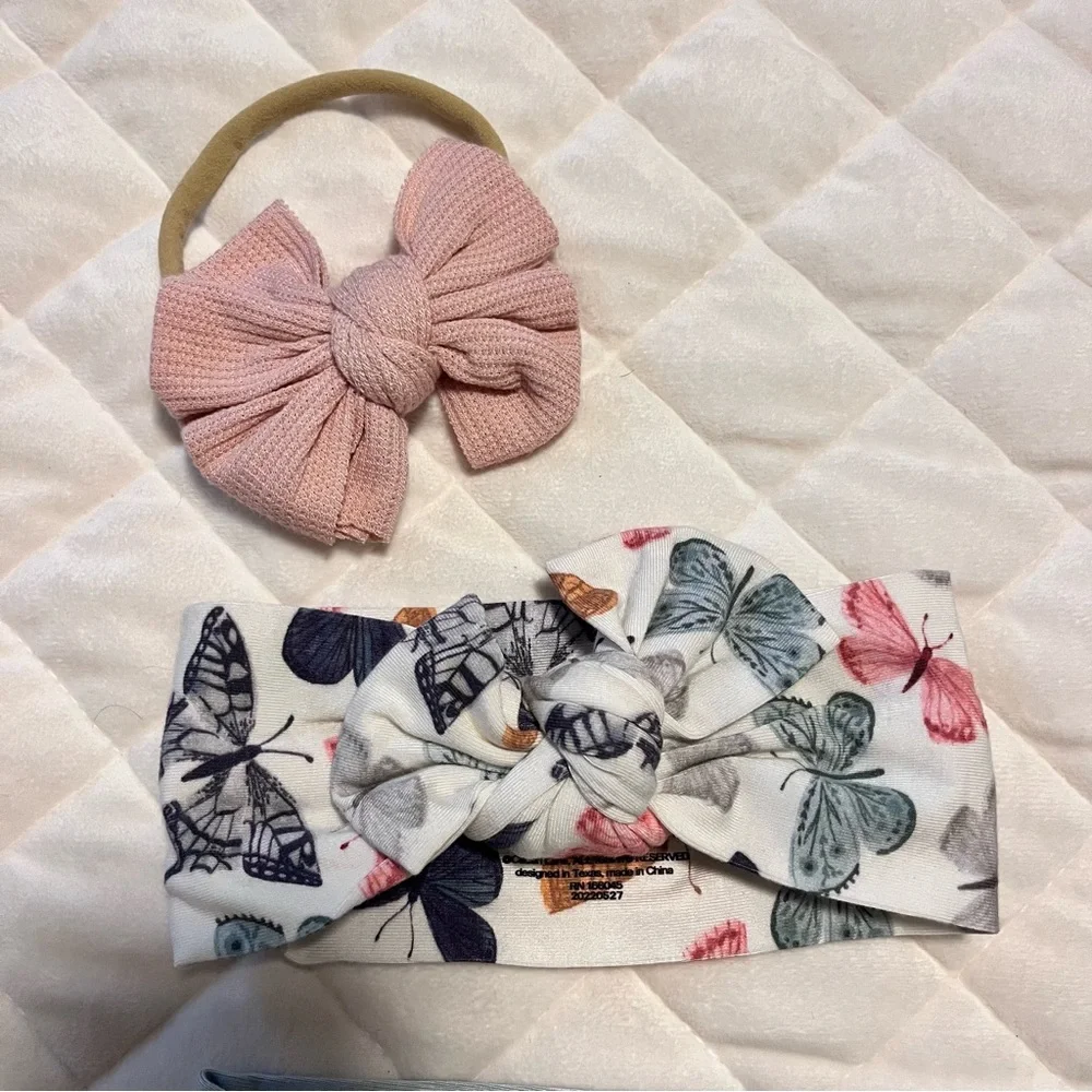 Set of 3 Caden Lane bamboo bows size 0-3 months - Picture 3 of 5